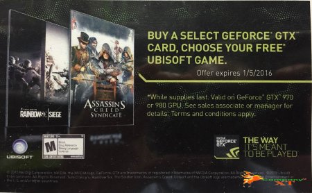 باندل جدید انویدیا معرفی شد|Assassin’s Creed: Syndicate یا Rainbow Six: Siege برای خرید GTX 970 یا 980!