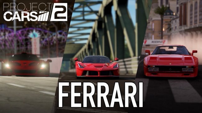 تریلری جدید از Project Cars 2 ماشین های Ferrari بازی را نشان می دهد