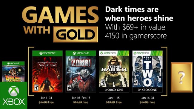 بازی های رایگان ماه January با Xbox Live Gold مشخص شدند