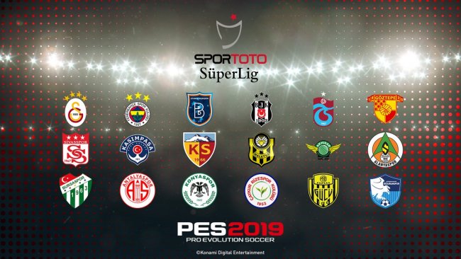 کونامی لیگ ترکیه را برای بازی PES 2019 لاینسس کرد