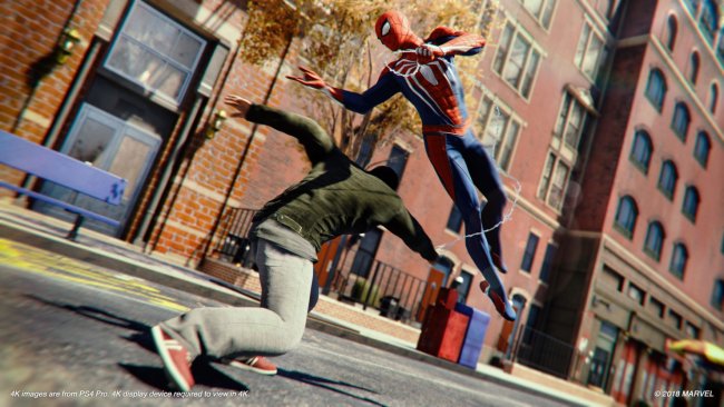 تصاویری زیبا با کیفیت 4K از بازی Spider-Man منتشر شد