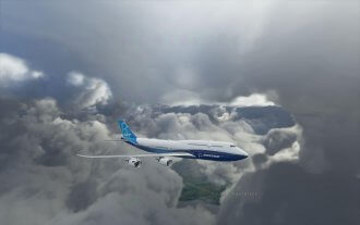 تصاویری شگفت انگیز از بازی Microsoft Flight Simulator هوای ابری بازی را نشان می دهد