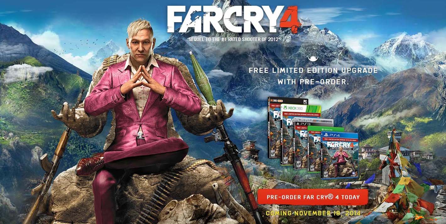 Gamescom 2014:تریلر قسمت انحصاری Far Cry 4 در PS4