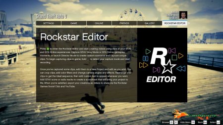 تریلر و تصاویری از بخش PC بازی GTA V به نام Video Editing