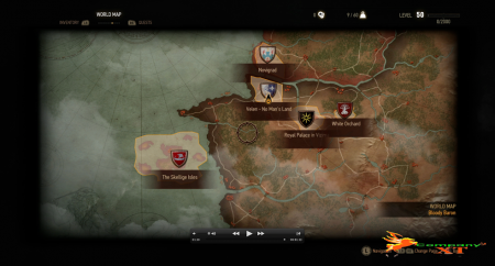 عکس ها نقشه بازی  The Witcher 3: Wild Hunt منتشر شد.