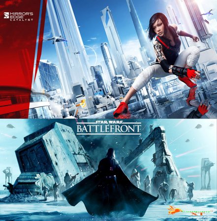 از باکس آرت Star Wars Battlefront Deluxe Edition و  Mirror’s Edge Catalyst به صورت رسمی رونمایی شد.