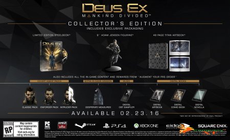 ویدیو جایزه ی پیش خرید Deus Ex: Mankind Divided همراه تاریخ انتشار بازی