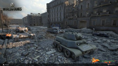 تصاویری از نسخه PS4 بازی World of Tanks منتشر شد.