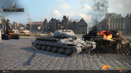 تصاویری از نسخه PS4 بازی World of Tanks منتشر شد.