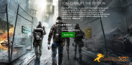 حجم نسخه Xbox one بازی The Division مشخص شد.