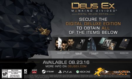 تریلری جدید از بازی Deus Ex: Mankind Divided منتشر شد|از نسخه های بازی و کاور بازی رونمایی شد.