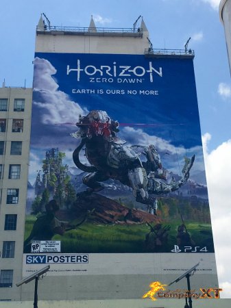 E3 2016:پوستر زیبای Horizon: Zero Dawn بر روی دیوار های شهر لس انجلس
