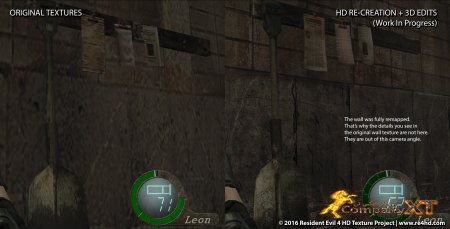تصاویری از مقایسه پروژه Resident Evil 4 HD منتشر شد.