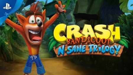 PSX 2016:بازی ریمیستر Crash Bandicoot N. Sane Trilogy با یک تریلر معرفی شد.