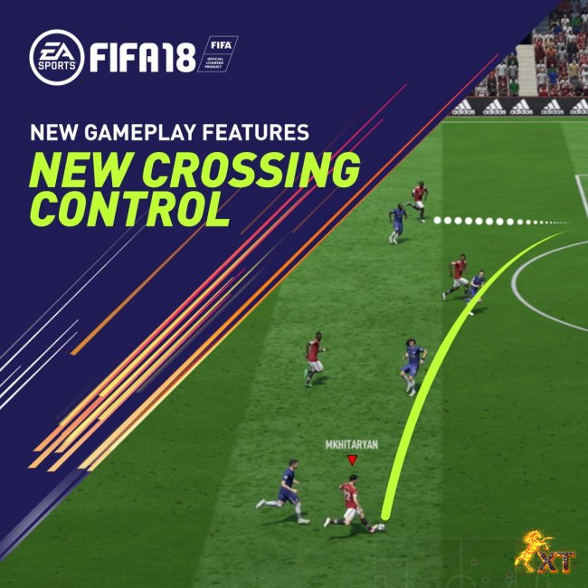 گیم پلی جدیدی از بازی FIFA 18 سیستم سانتر جدید بازی را نشان می دهد