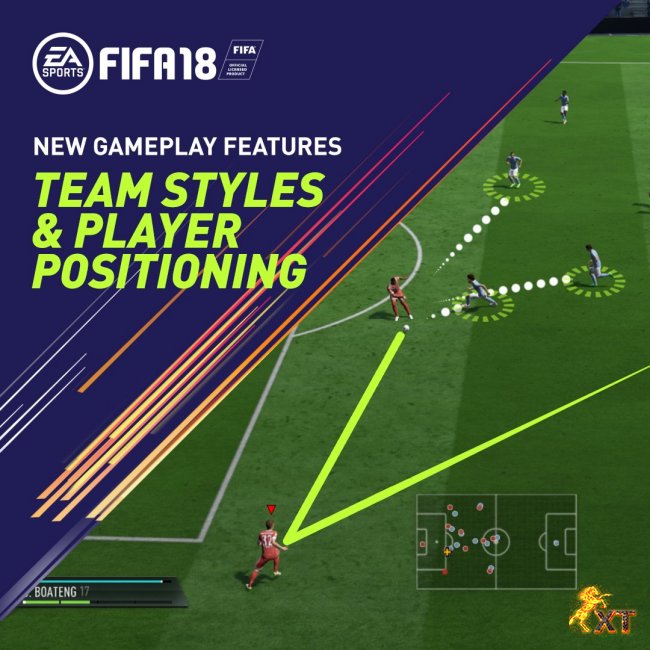 گیم پلی جدید از FIFA 18 نحوه قرار گیری بازیکنان در حمله را نشان می دهد
