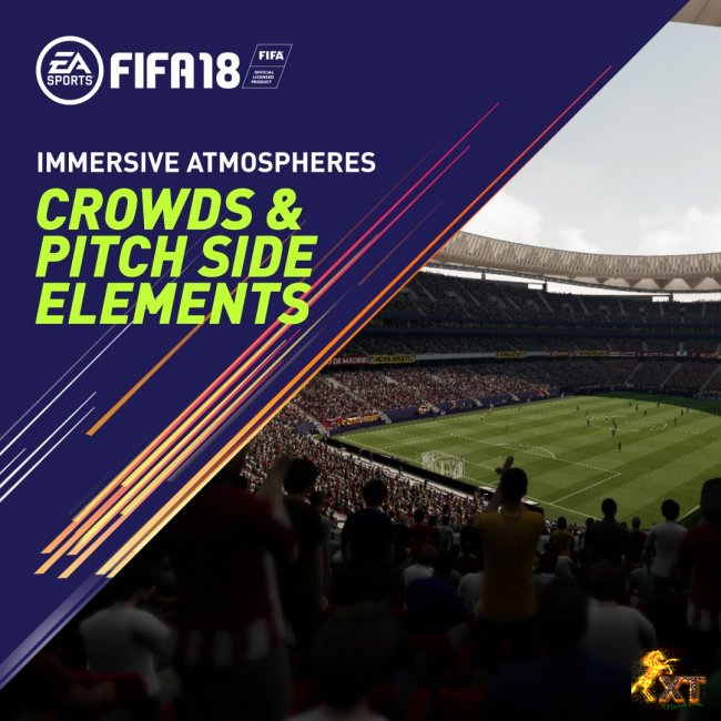 تریلر گیم پلی جدید از FIFA 18 تغییرات تماشاگران,جو ورزشگاه و بنر های بازیکنان را نشان می دهد