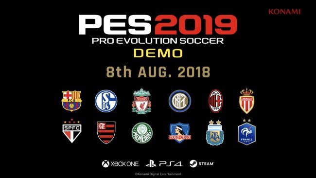 تاریخ انتشار Demo بازی PES 2019 مشخص شد