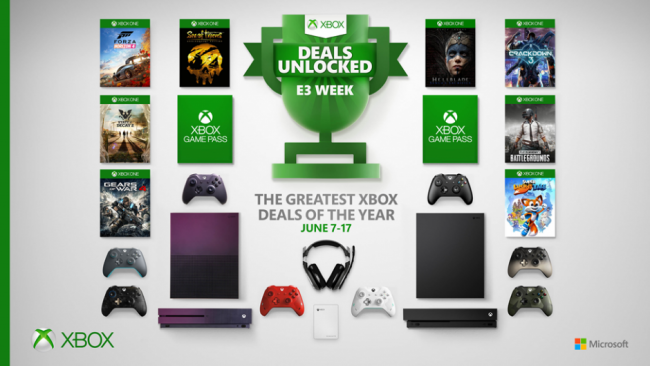 تخفیفات Xbox به مناسبت E3 2019 شامل تخفیف 100 دلاری Xbox one X و تخفیفات بزرگ بر روی عنوان های اخیر شرکت,می باشد