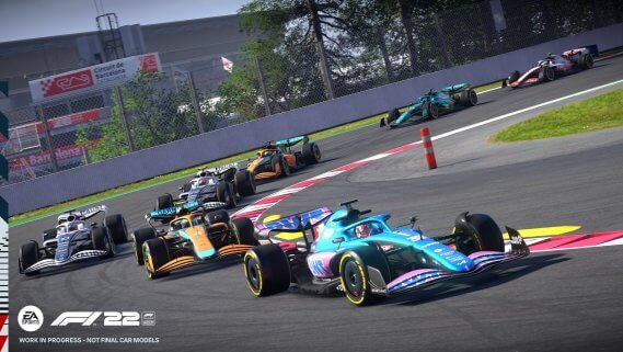 تصاویری از بازی F1 22 منتشر شد!
